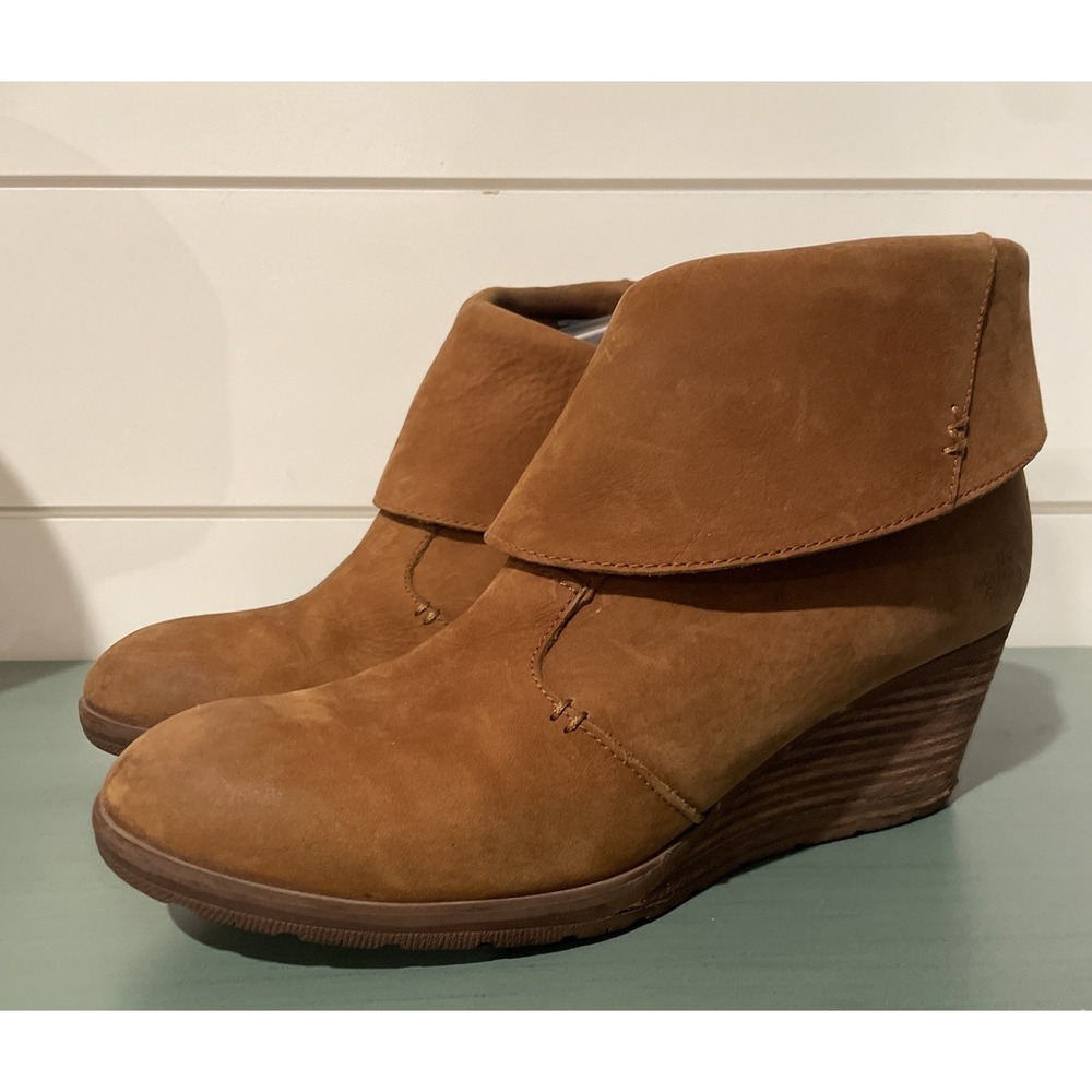 The North Face Bridgeton Zip Bootie Brown Waterproof Ankle Boots Womens 10